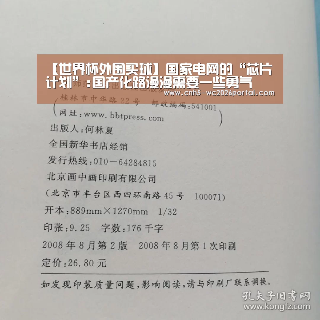 【世界杯外围买球】国家电网的“芯片计划”:国产化路漫漫需要一些勇气(图3) 世界杯买球网站